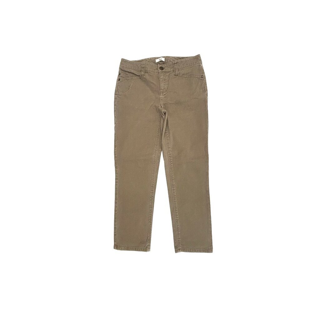 G.H. Bass & Co Straight Crop Women's size 2 Tan Beige Denim jeans